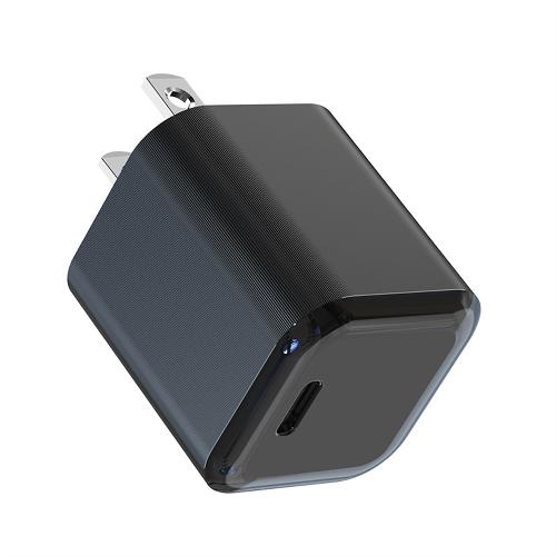 30W Mini GaN PD Charger Power Adapter (US Plug) (Black) (Without Packaging)