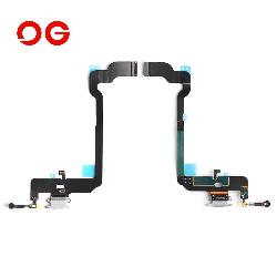 OG Charging Port Flex Cable For iPhone XS (OEM Pulled) (Silver)