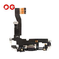 OG Charging Port Flex Cable For iPhone 12 (OEM Pulled) (Black)