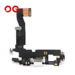 OG Charging Port Flex Cable For iPhone 12 (OEM Pulled) (White)
