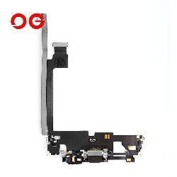 OG Charging Port Flex Cable For iPhone 12 Pro Max (OEM Pulled) (Graphite)