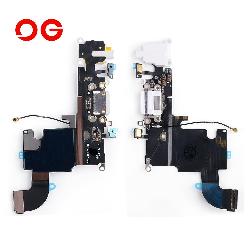 OG Charging Port Flex Cable For iPhone 6S (OEM Pulled) (White)