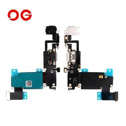 OG Charging Port Flex Cable For iPhone 6S Plus (OEM Pulled) (White)