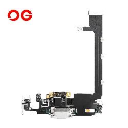 OG Charging Port Flex Cable For iPhone 11 Pro Max (OEM Pulled) (Silver)