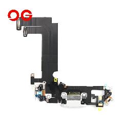 OG Charging Port Flex Cable For iPhone 12 Mini (OEM Pulled) (White)