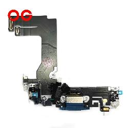 OG Charging Port Flex Cable For iPhone 13 Mini (OEM Pulled) (Blue)