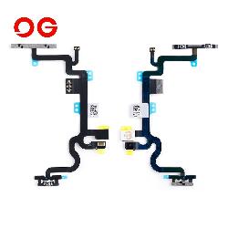 OG Power And Volume Button Flex Cable With Metal Bracket For iPhone 7 (OEM Pulled)